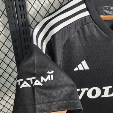 23-24 Maccabi Black away size S-4XL Soccer Jersey