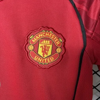 25-26 Manchester United Home Kids Kit Soccer T-Shirt