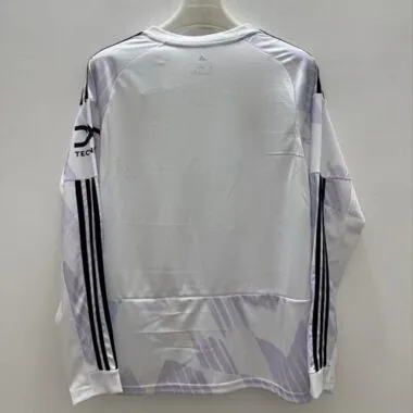 25-26 Manchester United Away Long Sleeves Kit Soccer T-Shirt
