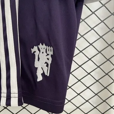 25-26 Manchester United Away Kids Kit Soccer T-Shirt