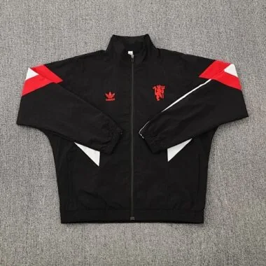 25-26 Manchester United black windbreaker Soccer T-Shirt
