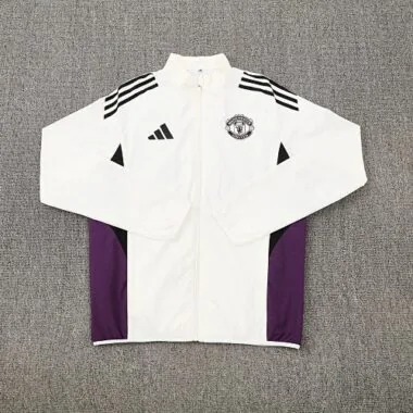 25-26 Manchester United white windbreaker Soccer T-Shirt