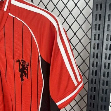 25-26 Manchester United Baseball Uniform Kit Soccer T-Shirt