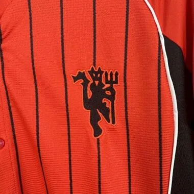 25-26 Manchester United Baseball Uniform Kit Soccer T-Shirt