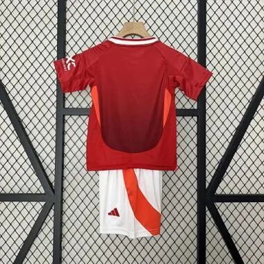 24-25 Manchester United Home Kid Kits Children Apparel