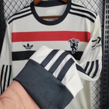 24-25 Manchester United Away Long Sleeve Kit Soccer