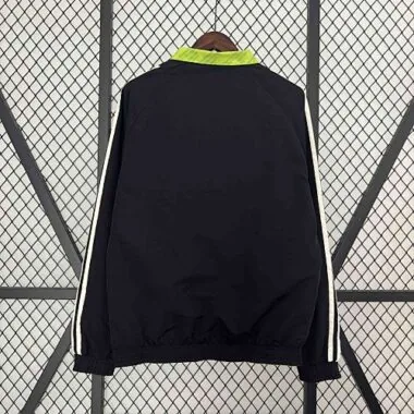 2024 Manchester United Trench Coat Reversible Windbreaker Double-Sides Jacket