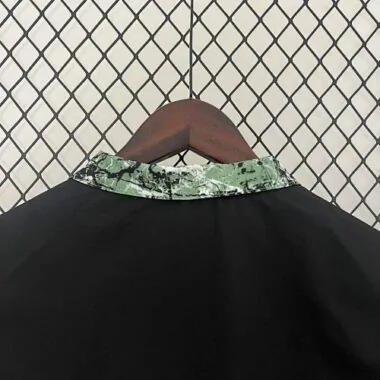 24-25 Manchester United Green and Black Reversible Windbreaker Double-Sides Jacket