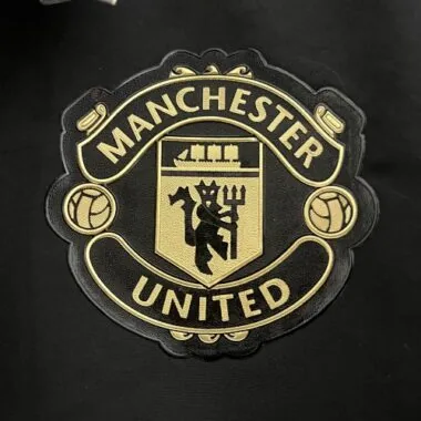 24-25 Manchester United Green and Black Reversible Windbreaker Double-Sides Jacket