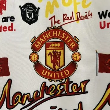 23-24 Manchester United Reversible Windbreaker Black&White Double-Sides Jacket Best Jerseys