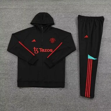 23-24 Manchester United Hoodie Long Sleeve Training Suit (1)
