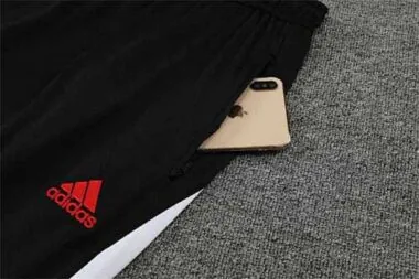 Manchester United Polo black and white-red
