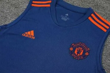 22-23 Manchester United vest training suit kit navy blue