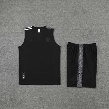 22-23 Manchester United vest training suit kit Black