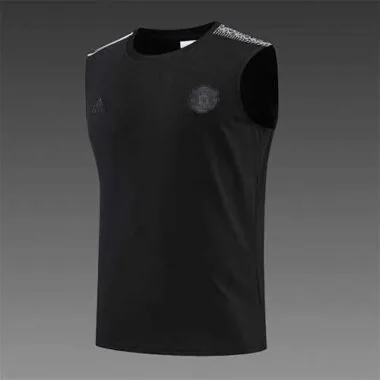 22-23 Manchester United vest training suit kit Black