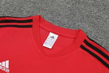 22-23 Manchester United Training Suit Short Sleeve Kit Red