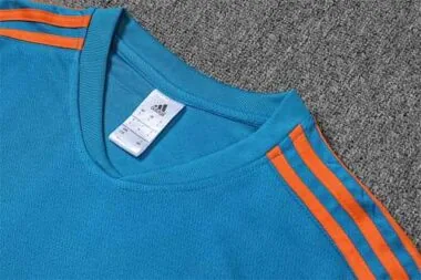 2223 Manchester United Training Suit Short Sleeve Kit Blue