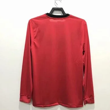 09-10 Manchester United, maglia da casa a maniche lunghe