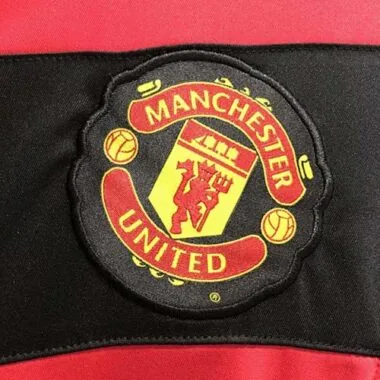 09-10 Manchester United, maglia da casa a maniche lunghe