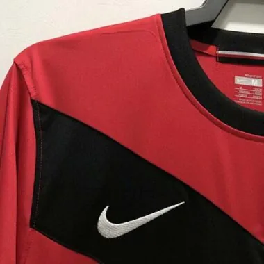 09-10 Manchester United, maglia da casa a maniche lunghe