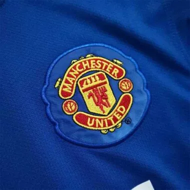 08-09 Manchester United blue away long sleeve