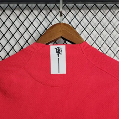 07-08 Manchester United, maglia da casa a maniche lunghe
