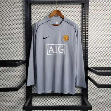 07-08 Manchester United gray goalkeeper Long Sleeve
