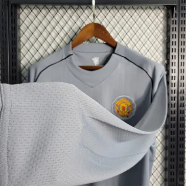 07-08 Manchester United grijs keepersshirt met lange mouwen