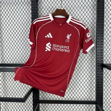 25-26 Liverpool Home Kit Football T-Shirt Joy AAAAJersey Supply Yupoo