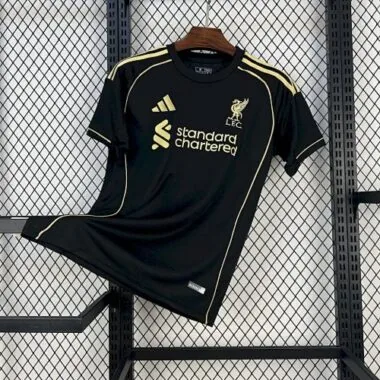 25-26 Liverpool Black Special Edition Kit Soccer T-Shirt