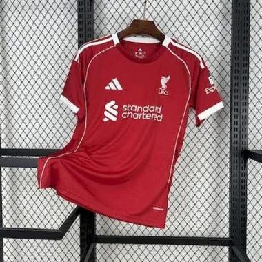 25-26 Liverpool Home Kit Football T-Shirt Joy