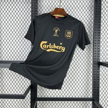 25-26 Liverpool Istanbul 20th Anniversary Black T-Shirt Football Apparels Soccer