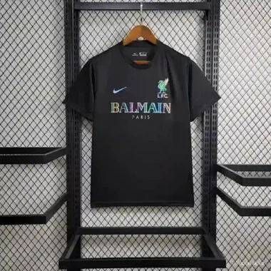 24-25 Liverpool Black Balmain Special Edition Kit Football