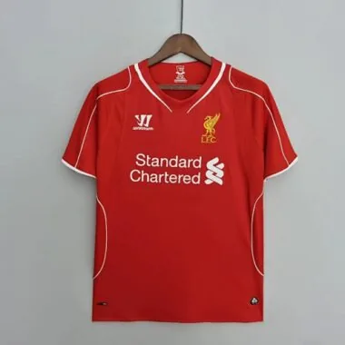14-15 Retro Liverpool Soccer Jersey Home