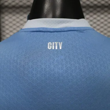 26-27 Manchester City Home Long Sleeves Kit Player Version Soccer T-Shirt