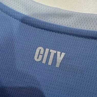 26-27 Manchester City Home Blue Kit Soccer T-Shirt