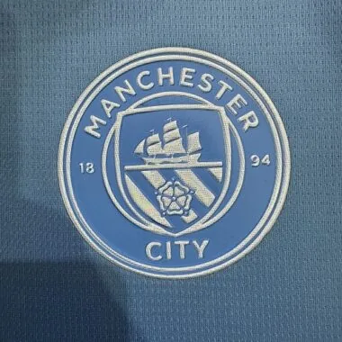26-27 Manchester City Home Blue Kit Soccer T-Shirt