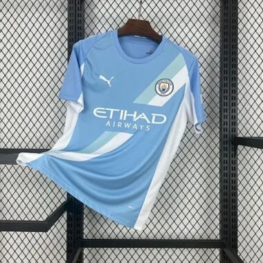 25-26 Manchester City Home Kit Soccer