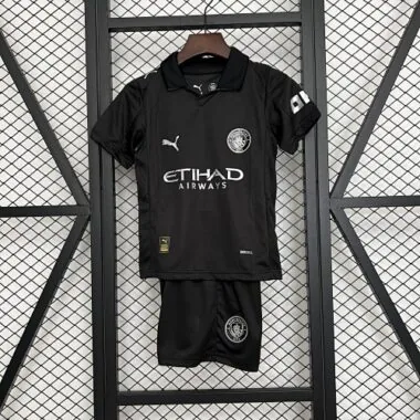 25-26 Manchester City Away Kids Kit Soccer T-Shirt AAAAJersey Supply Yupoo