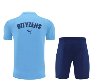 25-26 Manchester City Blue Training Kit Soccer