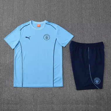 25-26 Manchester City Blue Training Kit Soccer