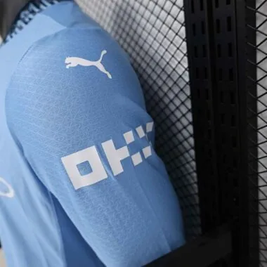 24-25 Manchester City Home Long Sleeve Kit Player Version Shirt Soccer