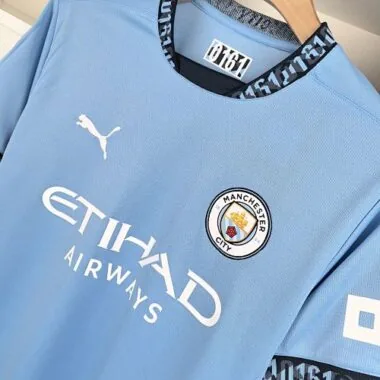 24-25 Manchester City Home Kit Soccer Uniform