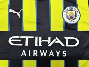 24-25 Manchester City Away Kit Football Apparels Sport