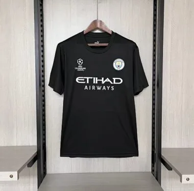 23-24 Manchester City Champion League Black Shirt Football AAAAJersey Yupoo