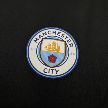 23-24 Manchester City Champion League Black Shirt Football
