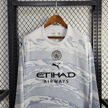 24-25 Manchester City The Year of Dragon Kit Long Sleeve Shirt Jersey
