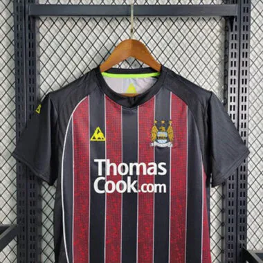 08-09 Retro-Auswärtstrikots von Manchester City in den Größen S–XXL – günstige Fußballtrikots