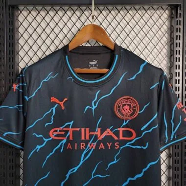 23–24 Manchester City Auswärtstrikots der dritten Serie, Größe S–4XL