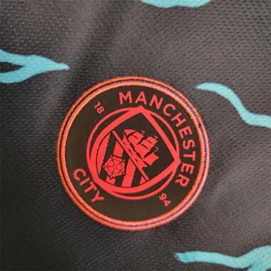 23-24 Manchester City Third away long sleeve size S-4XL Soccer Jerseys